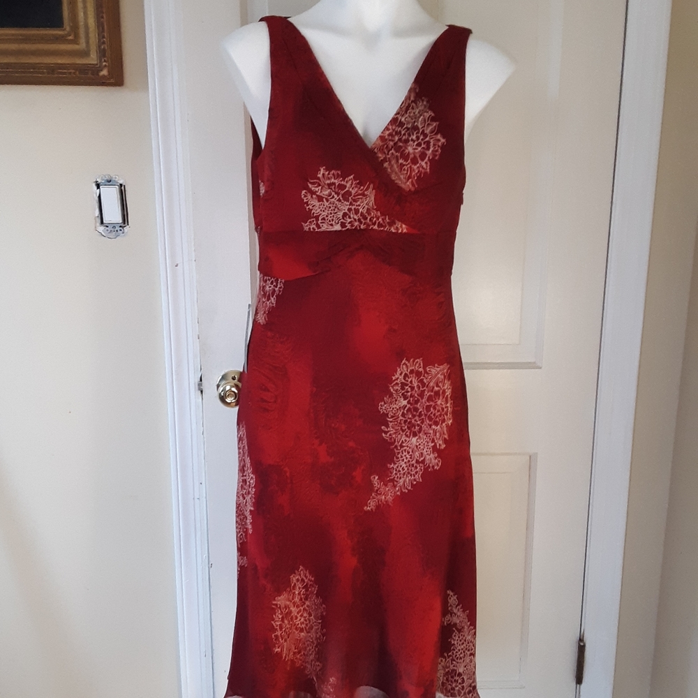 ANN TAYLOR Silk, Sleeveless Dress Sz. 10 New With Tag! - Picture 7 of 7